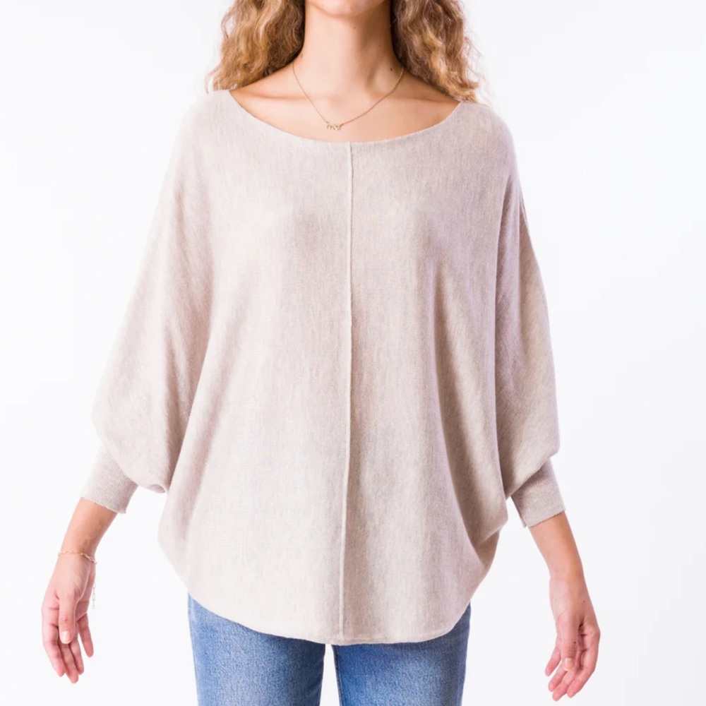 NWT KERISMA RYU 'LIN' TOP IN LIGHT BROWN SIZE S/M